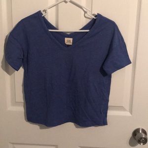 Cute blue crop top
